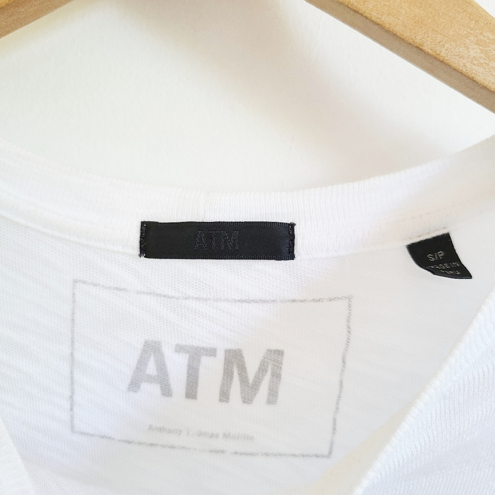 ATM
Anthony Thomas Melilo Slub Jersey Peplum Tee - Picture 4 of 5